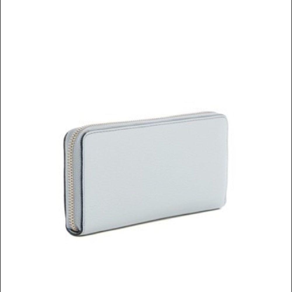New Marc Jacobs Continental Leather Wallet, Ice - Picture 5 of 8
